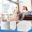 9 x 11 x 1 MERV 13 Replacement Dehumidifier Filter Compatible with Santa Fe Compact70, Ultra70, Element, Compact2, UA 65H dehumidifier Models, 4 Pack