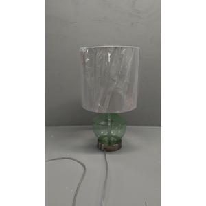 Stone&Beam Green Glass Table Lamp