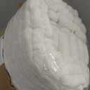 Geniospin Fleece Queen Comforter Set, Soft Fuzzy Queen Bedding Sets, 3-Pieces White Comforter Set for All Season, Warm Fluffy Comforter with 2 Pillow Cases (Queen (90"x90"))