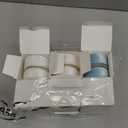 Kenning 12 Pcs Small Velvet Travel Jewelry Box Mini Jewelry Case Portable Organizer Pouch Bridesmaid Proposal Gift for Women (Oval)