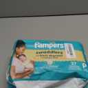 Pampers Baby Diapers - Swaddlers - Size P1, 27 Count, Ultra Absorbent Disposable Preemie Diaper