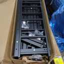 Bellemave Twin Over Twin Over Twin Bunk Bed for 3 Kids, Heavy Duty Triple Bunk Bed with Guardrails and Ladder, Twin Over Twin Over Twin Triple Bunk for Kids, Teens, Black