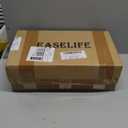 EaseLife 6.7FT Sliding Barn Door Hardware Track Kit & Handle, Big Industrial Spoke Wheel Pulley, Wall Mount, Slide Smoothly Quietly, Easy Install, Black, 80" Track Fit for 36-38" Wide Opening (No Door)