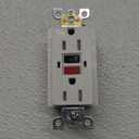 GFCI Outlet 15 Amp, UL Listed, Self-Test GFI Receptacles, TamperResistant, Weather Resistant, LED Indicator, with Decor Wall Plates and Screws, Indoor or Outdoor Use (Red/Black) (15 AMP GFCI)