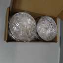 4inch English Muffin Rings, 6pcs Double Rolled Stainless Steel Crumpet Tart Rings for Baking