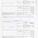 1099 MISC Laser 'Copy B' Recipient 2025, 50 Recipients of Laser MISC COPY B Forms, Compatible with QuickBooks and Accounting Software, 25 sheets