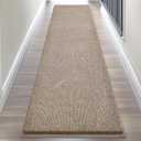 Washable Runner Rug 24" x 96" Rectangular, Non Slip Absorbent Indoor Entryway Rug for Floor, Laundry, Hallway, Bedroom (Roll Packing)