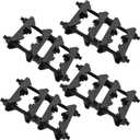 Antenna Mast Clamp 2 inch Pole to Pole Mounting Kits Heavy Duty Mast to Mast Bracket (4 Pack, L)