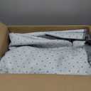 Super Soft Shaggy Area Rug, 8X10 Soft Plush Fluffy Rug for Bedroom Living Room, Modern Moroccan Geometric Carpet for Home Decor Aesthetic, Anti-Skid Carpet for Kids Room, Nursery, Grey and Black