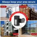 KIMILAR Anti-Theft Video Doorbell Mount Compatible with Ring/Blink Wireless Video Doorbell, Adjustable Mounting Bracket Accessories for Houses, Apartments, Businesses, Not for Blink 2nd Gen