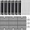 Grill Grate Parts for Nexgrill Replacement Parts 6 Burner 720-0896B, 720-0896, 720-0896E, 730-0896, 720-0896C, Grill Cooking Grates, Heat Plates, Burner Tubes and Igniters for Nexgrill Deluxe 6 Burner