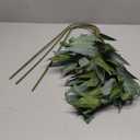 Briful Eucalyptus Stems 39.5 '' Tall, Artificial Branches for Vase Round Year Faux Greenery Stems Realistic Gray Eucalyptus Leaf Plant Sprays for Home Decor Indoor Party Wedding, Set of 3