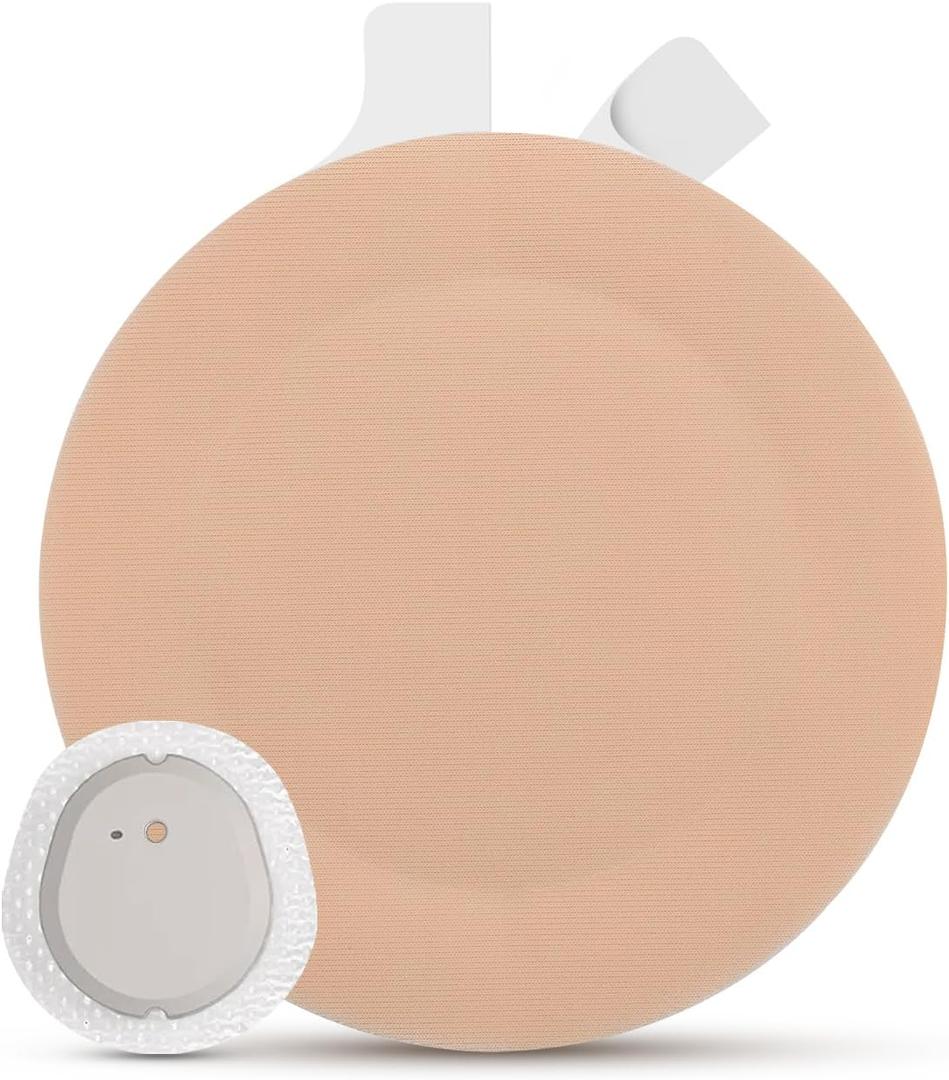 Adhesive Patches for Dexcom G7 Waterproof Sensor Covers Stelo Overpatch Latex-Free One-Hand Easy-Peel CGM Tape 15Days Long Stay Hypoallergenic Medical Glue No Hole,35Pack