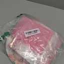 Pink Bow Baby Shower Party Tableware Set 96 Pcs A Sweet Little Girl is on The Way Disposable Plates Napkins Forks Pink Floral Baby Shower Decorations Serve 24 Guests