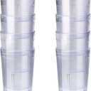 Glass Plastic Cups (Pack Of 10)