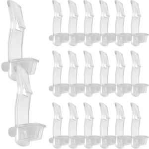EMVANV 20 PCs Shelf Support PegClear Plastic Locking Shelf Support Pin Clips Cabinet Shelf Clips Shelf Pegs for Kitchen Cabinet Furniture Wardrobe Closet Cupboard and Bookcase(Clear) EMVANV 20 PCs Shelf Support PegClear Plastic Locking Shelf Support Pin Clips Cabinet Shelf Clips Shelf Pegs for Kitchen Cabinet Furniture Wardrobe Closet Cupboard and Bookcase(Clear)