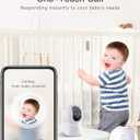 ARENTI Baby Monitor 2 Cameras, Smart Baby Camera with 5-Inch Wireless Display, Super Night Vision, Temperature Sensor, Sound Detection, Auto Motion Tracking, 2-Way Audio, VOX Mode(B2 Set)