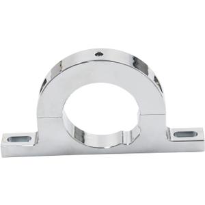 Aluminum Universal Steering Billet 2" Steering Column Keyed No Drop Mount for Most Common Fit for GM GMC Chevy Dodge Ford 2" Hole Brushed Underdash Mount River Clamp