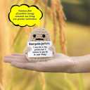 HELVAK Funny Gifts Mini Potato Cute and Funny White Elephant Gift Suitable for Birthday (Potato+Poo)