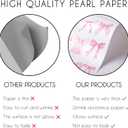 FUQWZ Bows Pink Wall Art Set of 4 (8x10in, Unframed) - Coquette Room Decor - Pink Posters for Room Aesthetic (031)