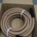 Flexzilla Colors Garden Hose 5/8 in. x 50 ft., Lightweight All-Weather Water Hose, Durable and Flexible, Leak-Free Connections, Brown Mulch