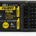 GoolRC Flysky FGR8B Receiver, 2.4GHz 8CH Remote Control Receiver PWM/PPM/i-Bus Output Compatible with AFHDS 3 Transmitters and RF Modules PL18/ NB4 /NB4 Lite/ FRM302 for RC Car RC Boat