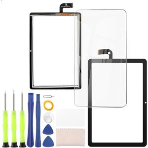 10.1 inches for Vortex Tab T10M Pro Front Glass Touch Screen Replacement for Vortex Tab T10M Pro Display Touch Screen Digitizer Assembly with Repair Tools (Black)