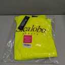 High Vis Long Sleeve Safety Work Shirts for Men,Hi Vis Fluorescent Construction Workwear Tee,2 Pack (XXL)