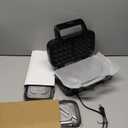 3-in-1 Belgian Waffle Maker 1200W, Breakfast Sandwich Maker & Waffle Iron with Removable Nonstick Plates, 5-Gear Temperature Control, Cool Touch Handle, Easy to Clean for Family Breakfast