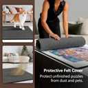 1500 Pieces Foldable Jigsaw Puzzle Board with Cover