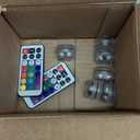 HL Small Submersible Led Lights with Remote,Mini LED Light,Waterproof Tea Light,Underwater Lights,Flameless Candles,Suitable for Vases, Fish Tanks, Hot Tubs, Parties,Wedding,Halloween Decorations