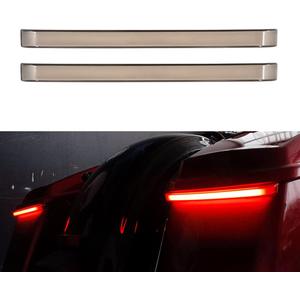 HDBUBALUS Saddlebag Tail Light LED Running Brake Sequential Turn Signal Lamp Fit for Harley Touring Electra Glide Street Road Glide 2014-Later Smoke Lens