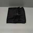 Love's cabin Satin Pillowcase Set of 2 Queen Size 20x30, Cooling Pillow Covers for Hair and Skin, Silky Smooth with Envelope Closure, Similar to Silk, Black