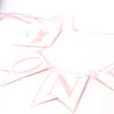 Gostman Pink Bow First Birthday Party Decor - Girls Banner, Decorations, Garland for One Year Celebration
