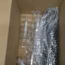 200 Pcs Black Dessert Cups with Spoons Small Plastic Goblets Disposable Parfait Charcuterie Cups Pudding, Mousse Set for Party(2/5 oz,Mixed Style)