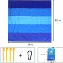 WIWIGO Beach Blanket Mat Waterproof Sandproof for 2-8 Adults Quick Drying