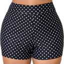 Halcurt Women's 5" High Waisted Swim Board Shorts (Available in Plus) Bikini Swimsuit Bottoms Modest Boyshorts (Blue, XXXL)