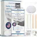 Granite Repair Kit for Countertop (Transparent), Traceless Match for Any Color & Pattern of Granite, Granite Repair Kit for Chips, Cracks & Holes on Marble, Granite and Other Stone Surfaces, 59ml