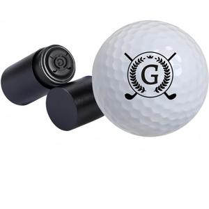 Golf Ball Stamp Personalized Custom Name Initial Letter Golf Balls Stamps Quick-Dry and Waterproof Golfing Marking Tool Ideal Gift for Golf Lovers Dad Husband