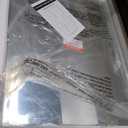 Keonjinn 20" x 26" White Medicine Cabinets for Bathroom with Mirror, Recessed or Surface Wall-Mounted Aluminum Alloy Framed Beveled Mirror, Single Door Farmhouse Bathroom Mirror with Storage Cabinet