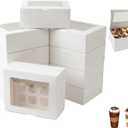 Dessert Shooter Boxes, 10-Pack, Holds 12 Count 3 oz Dessert Shooters