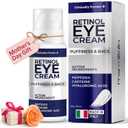 Under Eye Cream for Puffiness and Bags Under Eyes, Eye Bags Treatment for Men & Women - Anti Wrinkle Cream for Dark Circles, Baggy Eyes Treatment for Women with Retinol, Hyaluronic Acid & Caffeine (2 Fl Oz (Pack of 1))