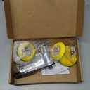 PROSHI 3-Inch Mini Air Polishing Kit 3-Inch Mini Polisher with the sanding pad and form pad and wool buffing