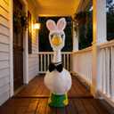 Easter Porch Goose Accessory Set - Hat, Glasses & Bow Tie Trio, Gift for Easter & Mother's Day, Decorative Outfit for Porch Goose Decoration