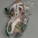 PANDANINJIA Elva Girls Sandals Open Toe Cute Flats Dress Sandals Cross Strappy Summer Shoes Toddler/Little Kid/Big Kid (Elva White Pu)