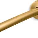 KOHLER K-9351-2MB Expanse Curved Shower Rod, Contemporary Design, Adjustable Fit 60-76", Vibrant Brushed Moderne Brass