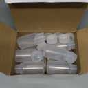 Tatuo 12 Pcs 2 oz 60 ml Polypropylene Reagent Bottle Plastic Sample Bottles with Screw Caps Transparent PP Sample Containers with Lid for Liquids, Laboratory, Storage at Home (Clear)