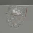 Party Zealot Wyn-MART Clear Baseball Stand Holder Rings (30 Pack) Round Acrylic Plastic Display 1.22 inches