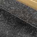 Heyroll Custom Size Hallway Runner Rug, Backed Non-Slip Waterproof, Washable Outdoor Indoor Carpet for Floor, Entryway, Kitchen, Laundry, Balcony, Garage 2' x 6', Black