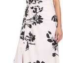 London Times Women's Sleeveless Round Neck Sheath Midi Wedding Guest Dresses 10